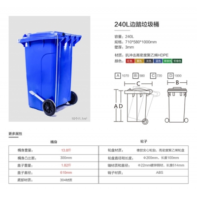 貴陽藍色垃圾桶